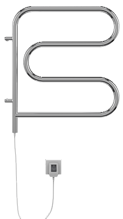 Электро 25 F-обр 600х600 поворотный Полотенцесушитель TERMINUS Балаково - фото 2