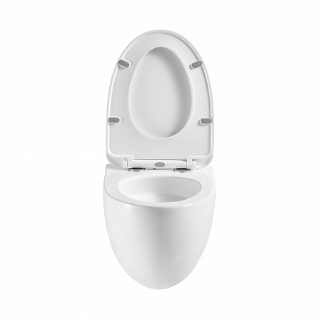 Подвесной унитаз безободковый Terminus Енисей Monolit 560х390 белый Балаково - фото 5